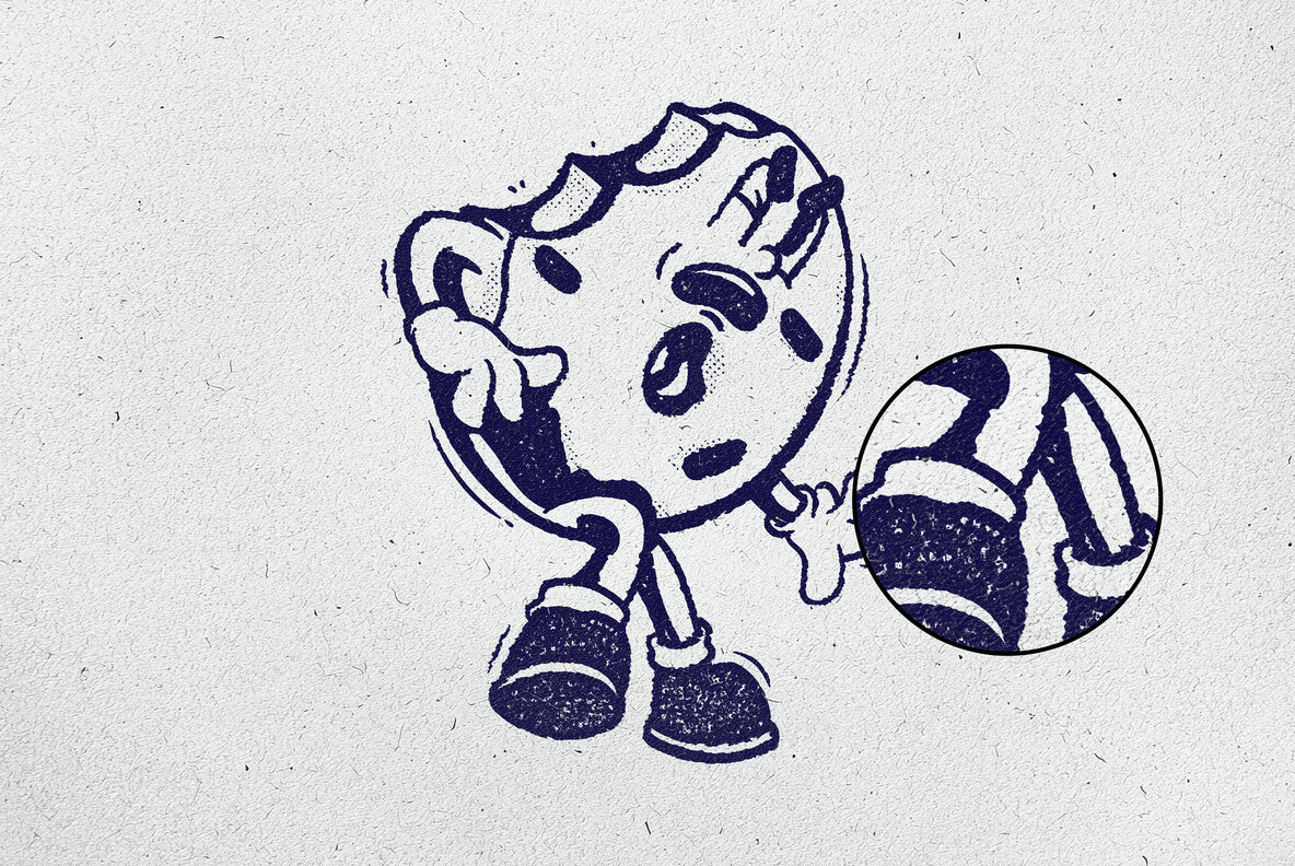 Grunge Stamp Text and Logo Effect 5