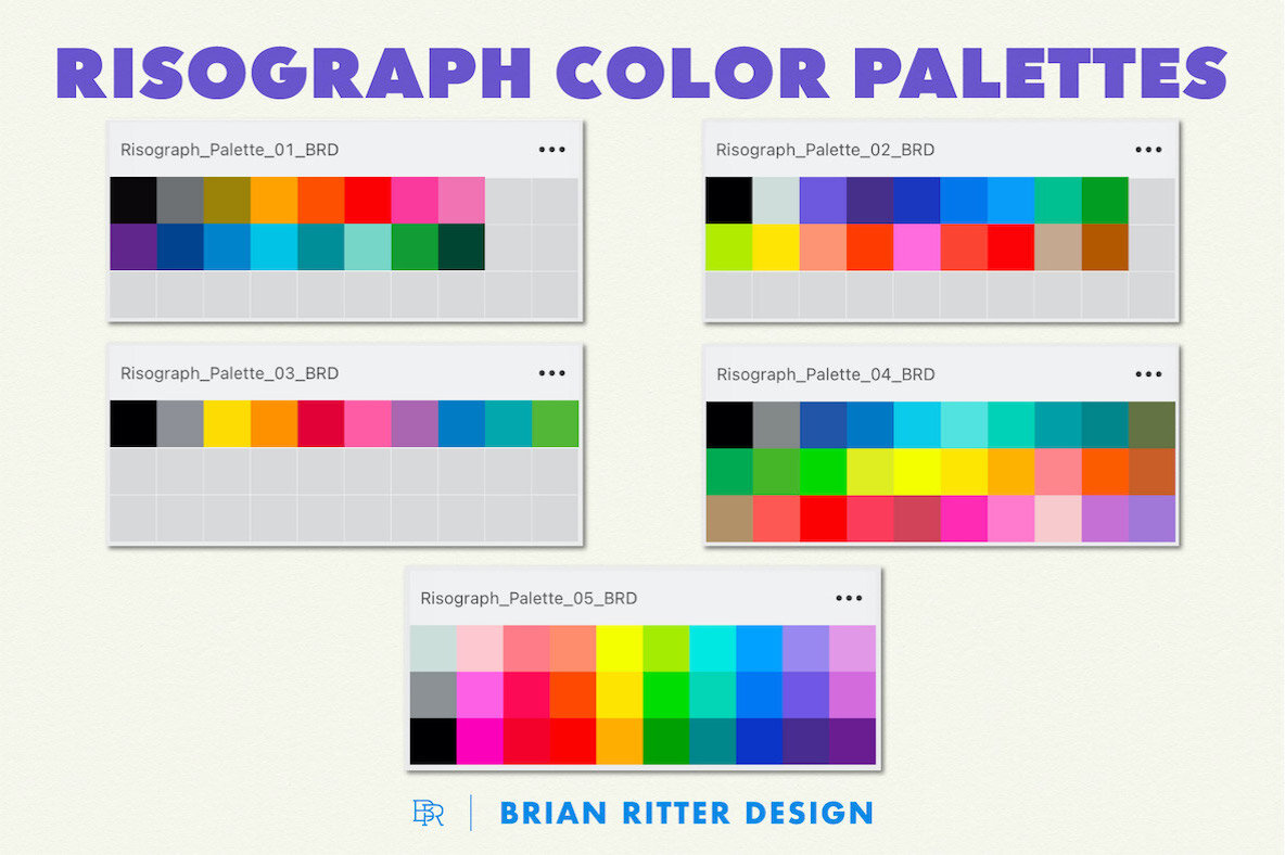 Risograph Toolkit for Procreate 12