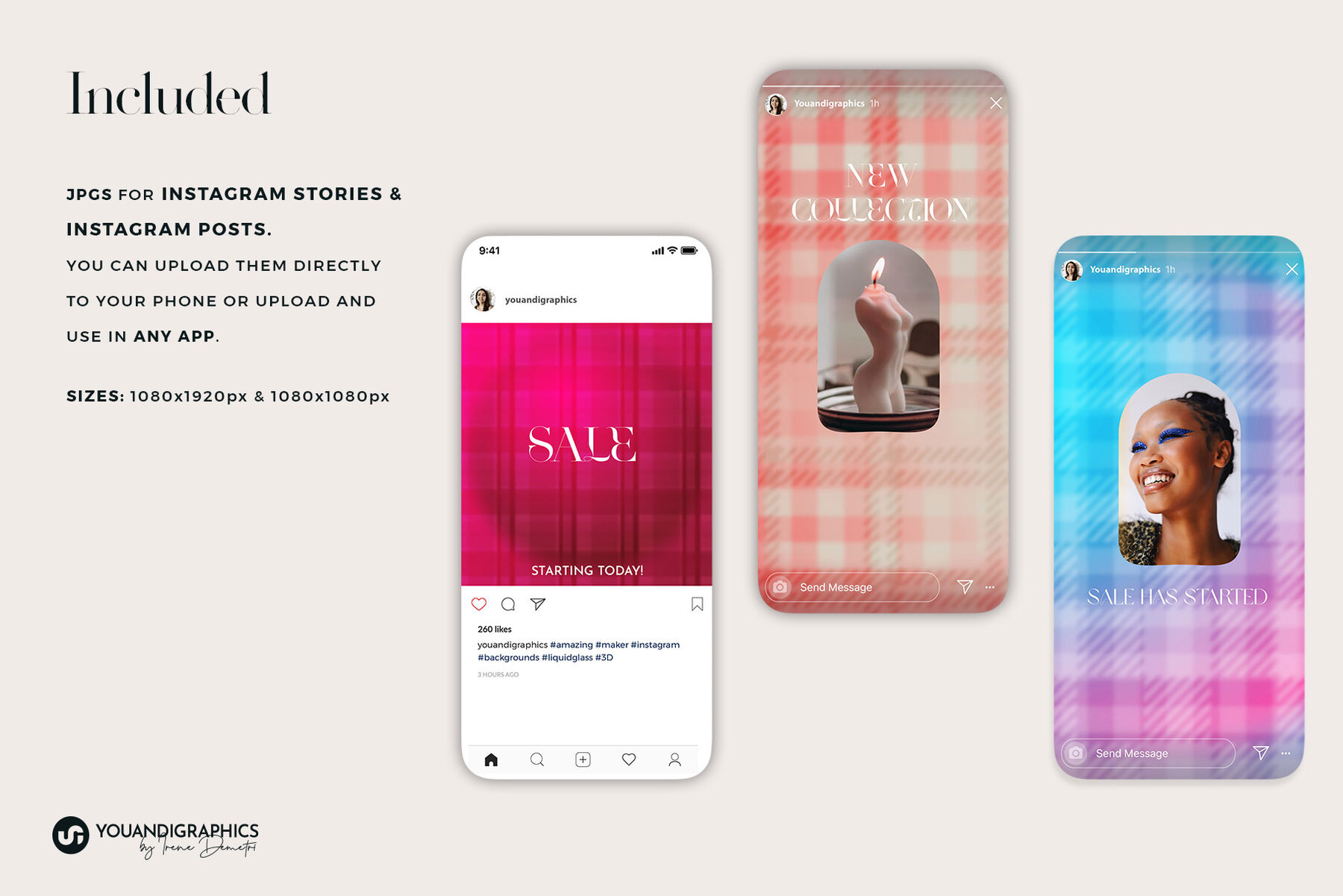 Plaid Gradient Backgrounds 7