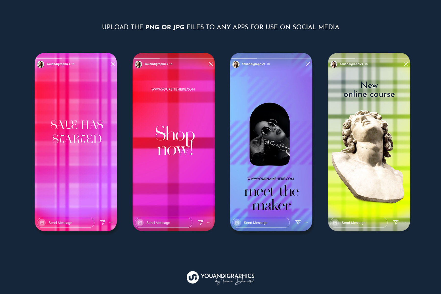 Plaid Gradient Backgrounds 8