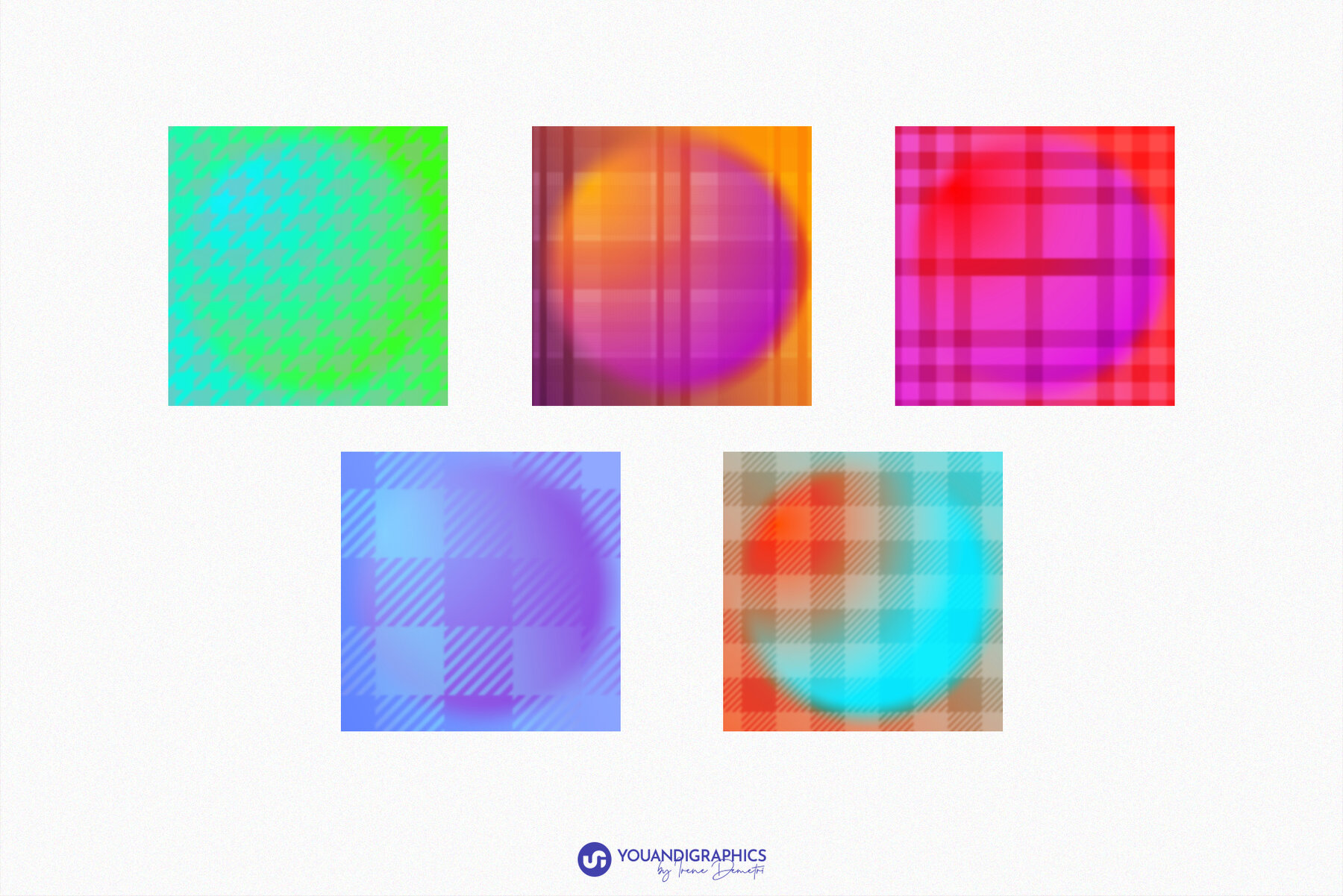 Plaid Gradient Backgrounds 11