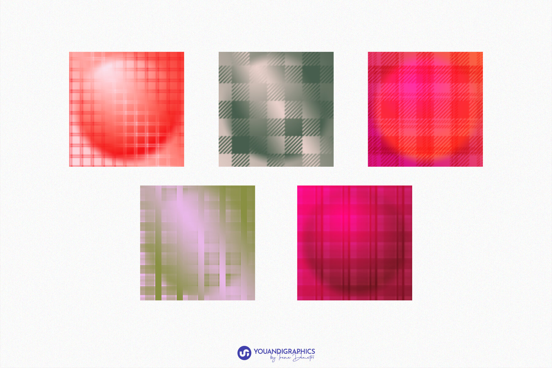 Plaid Gradient Backgrounds 13