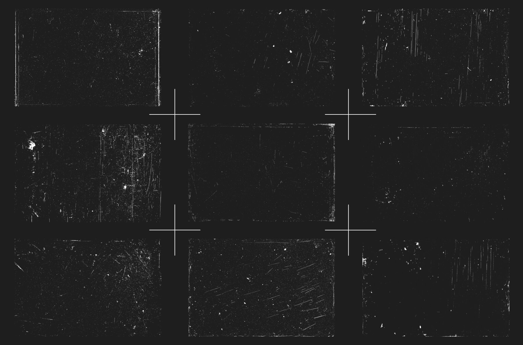 20 Film Dust Grainy Texture Overlays 2