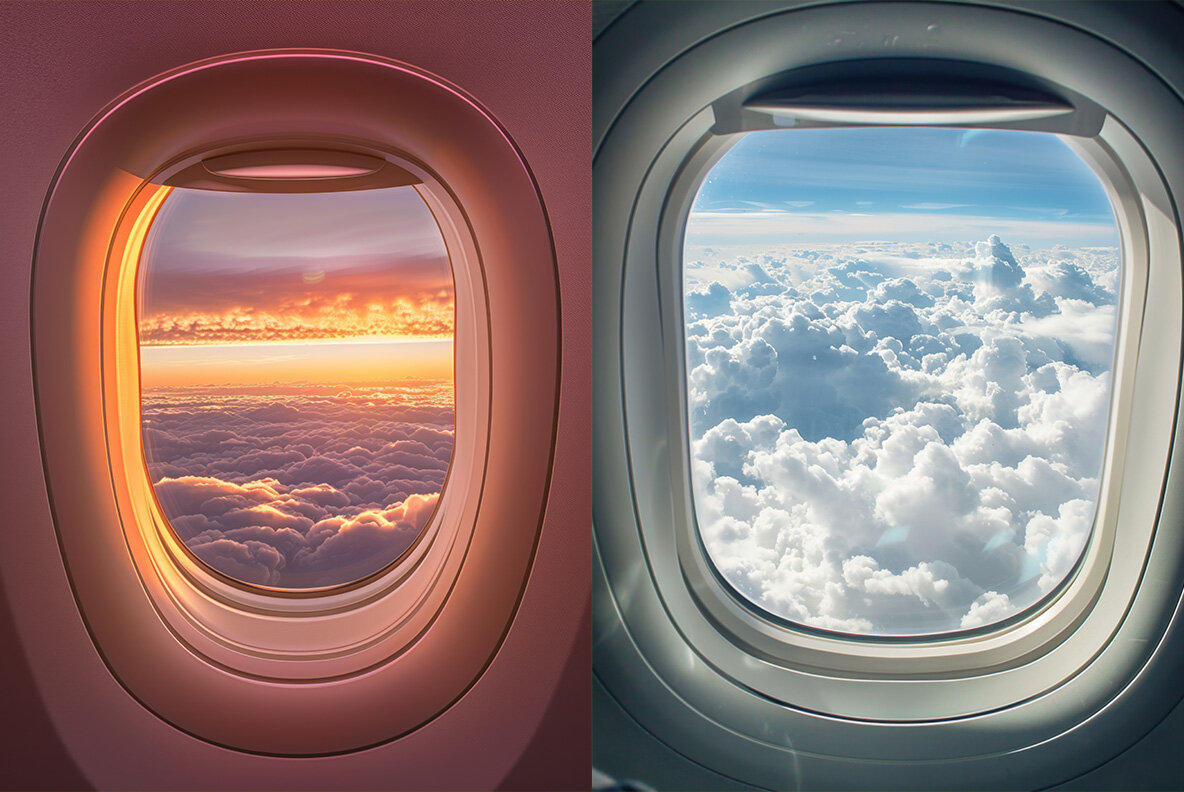 Airplane windows 5