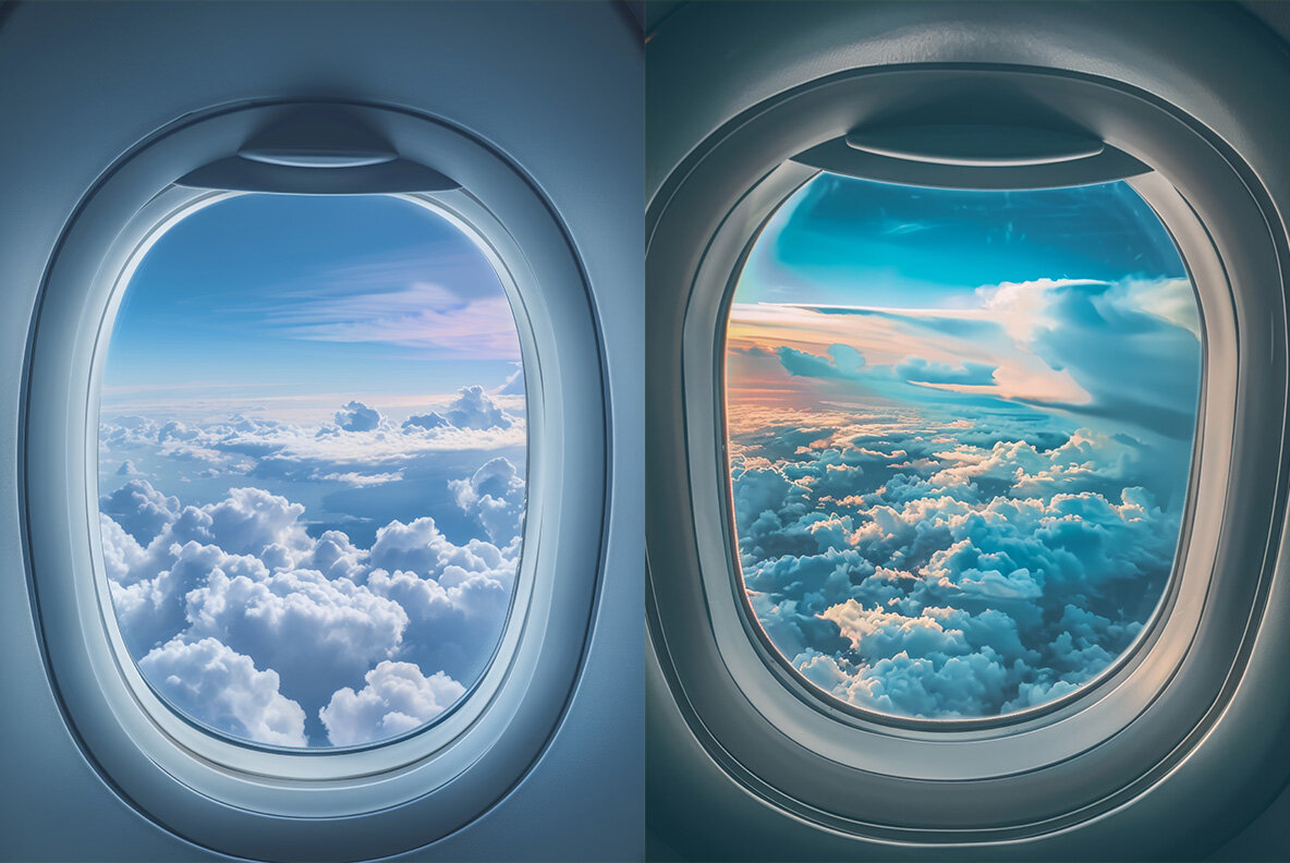 Airplane windows 13