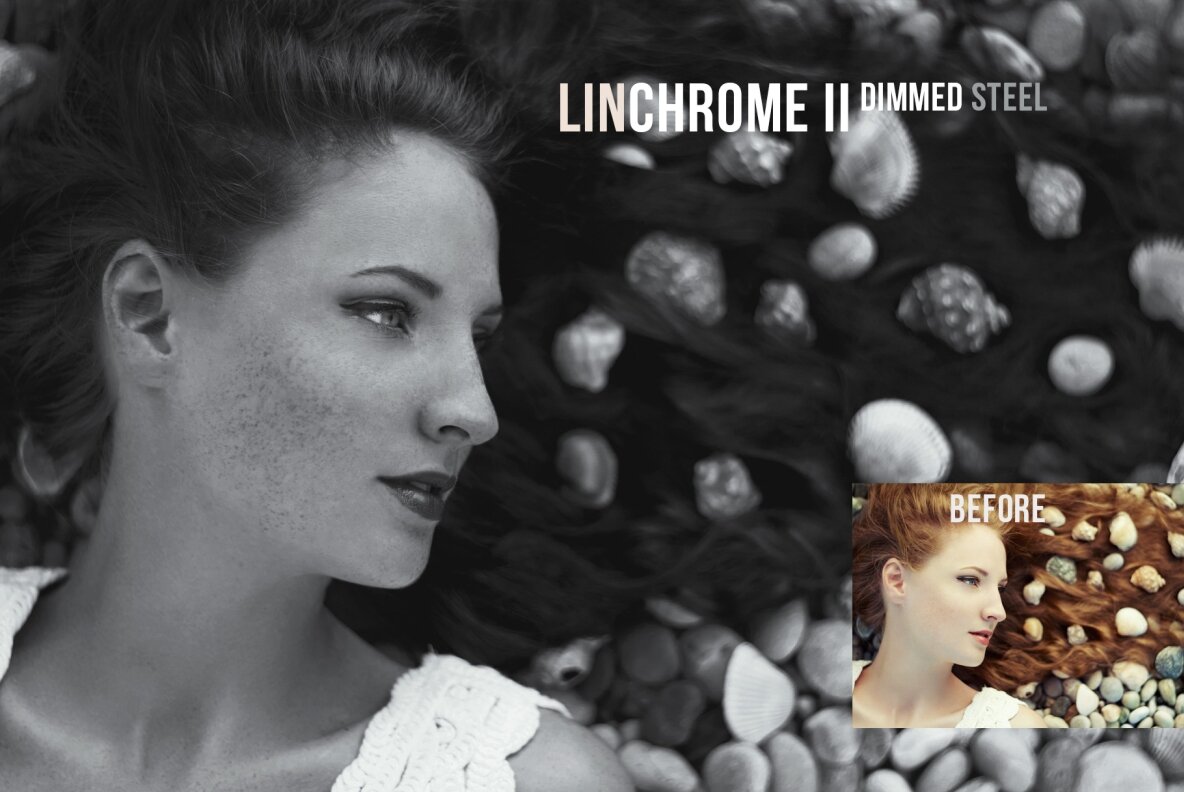 Linchrome BW Photoshop Action and LUT 5