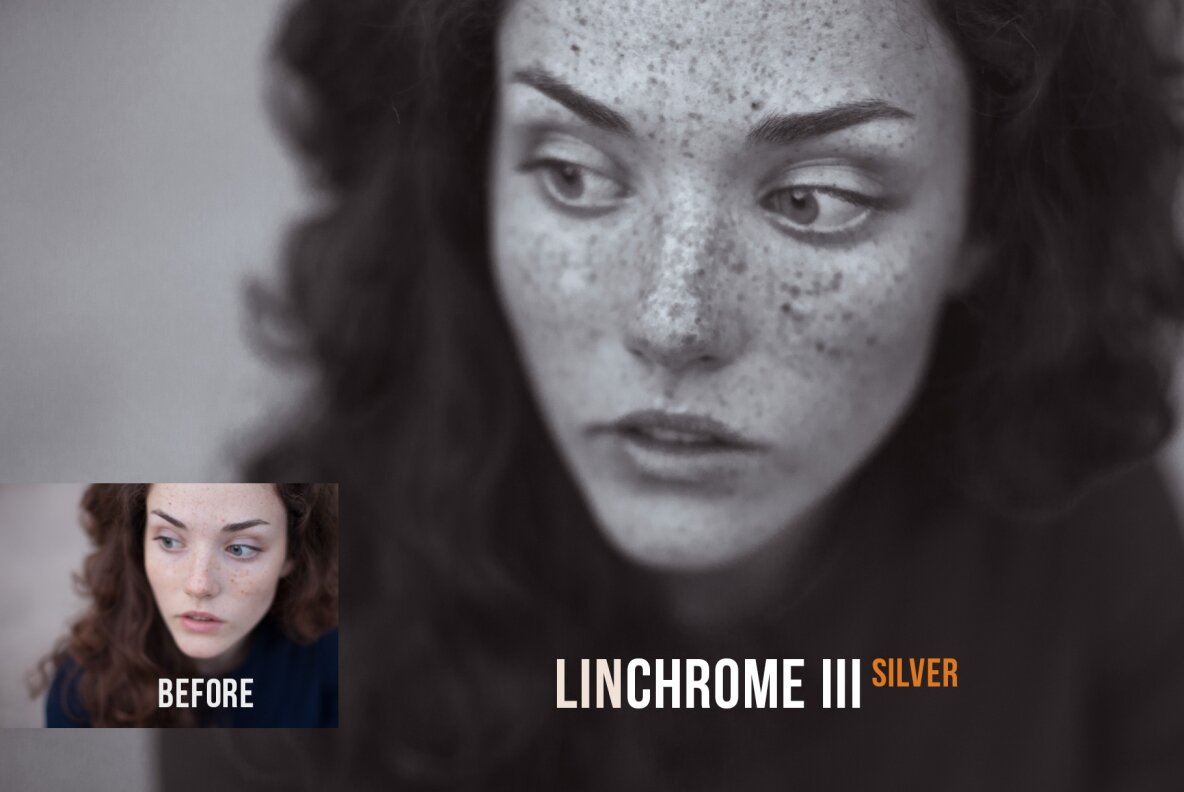 Linchrome BW Photoshop Action and LUT 6