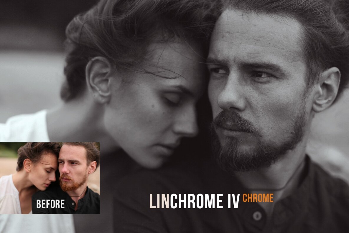 Linchrome BW Photoshop Action and LUT 7