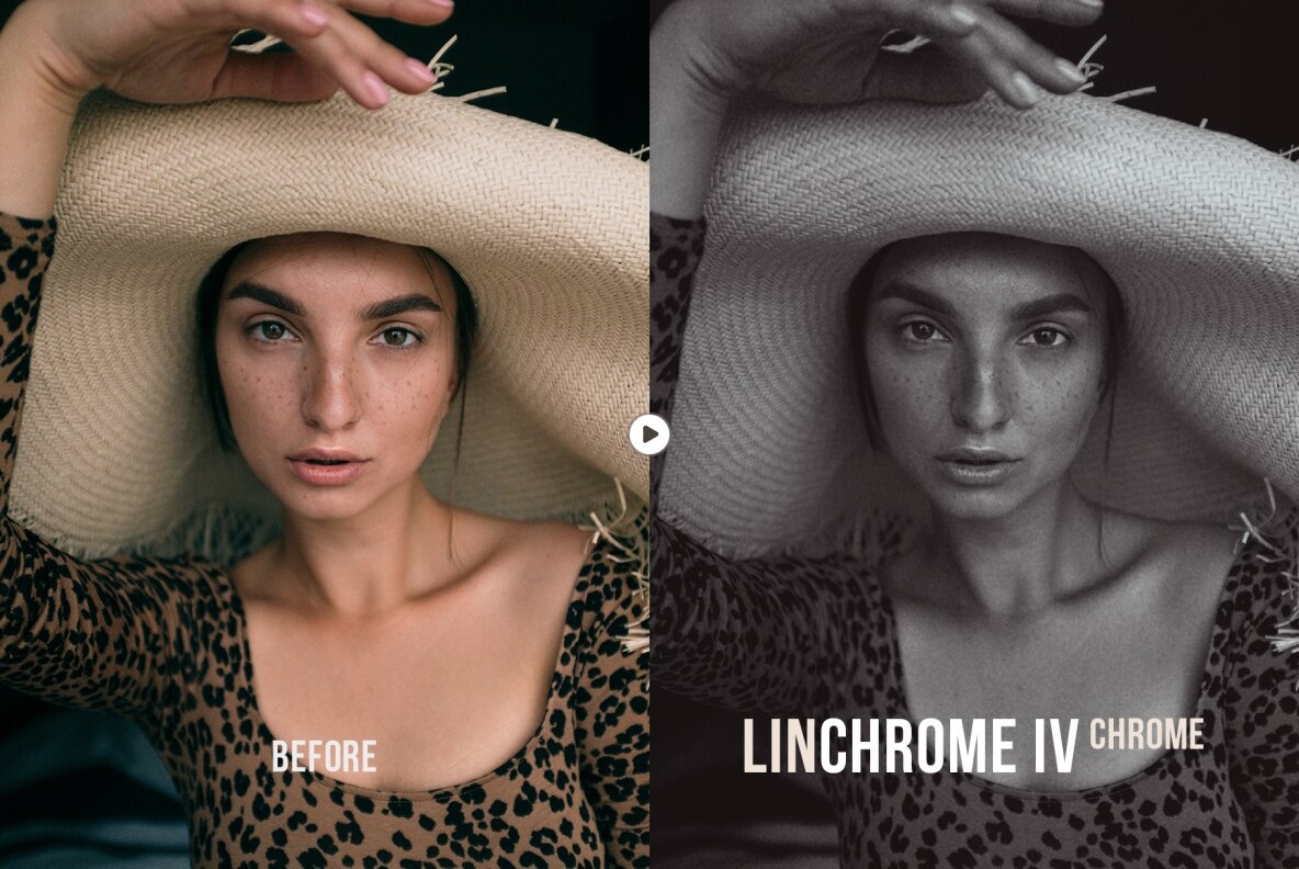 Linchrome BW Photoshop Action and LUT 11