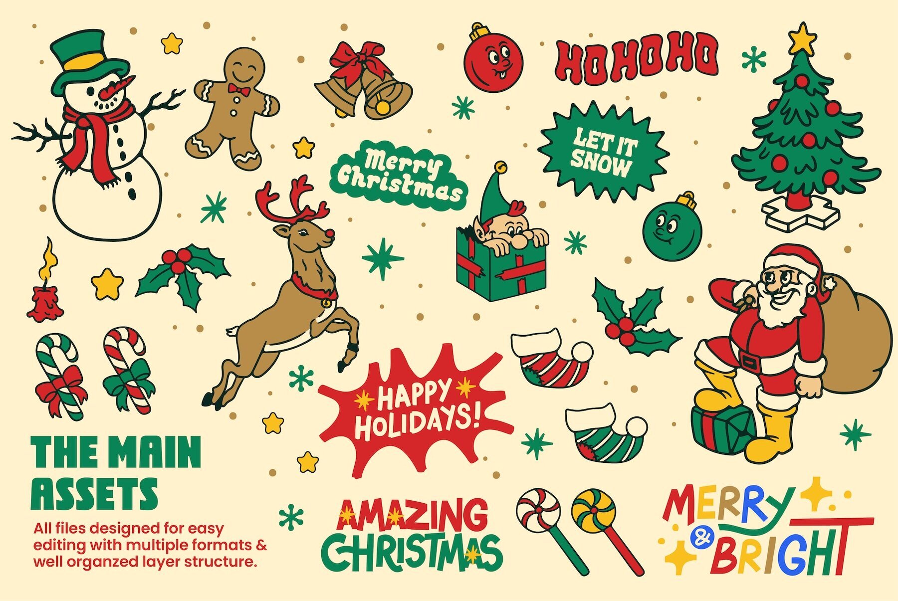 Amazing Christmas Graphic Stocks 2