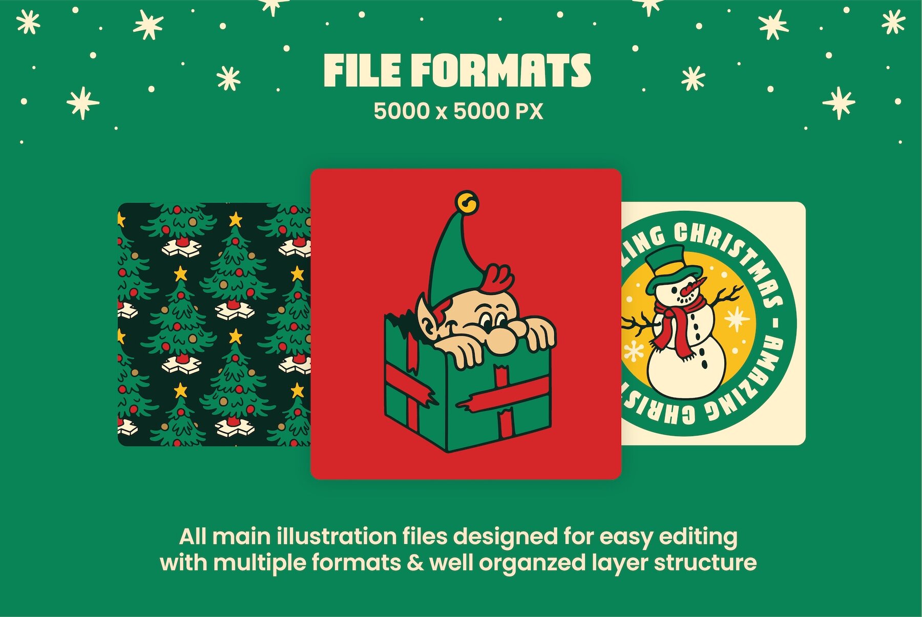 Amazing Christmas Graphic Stocks 4