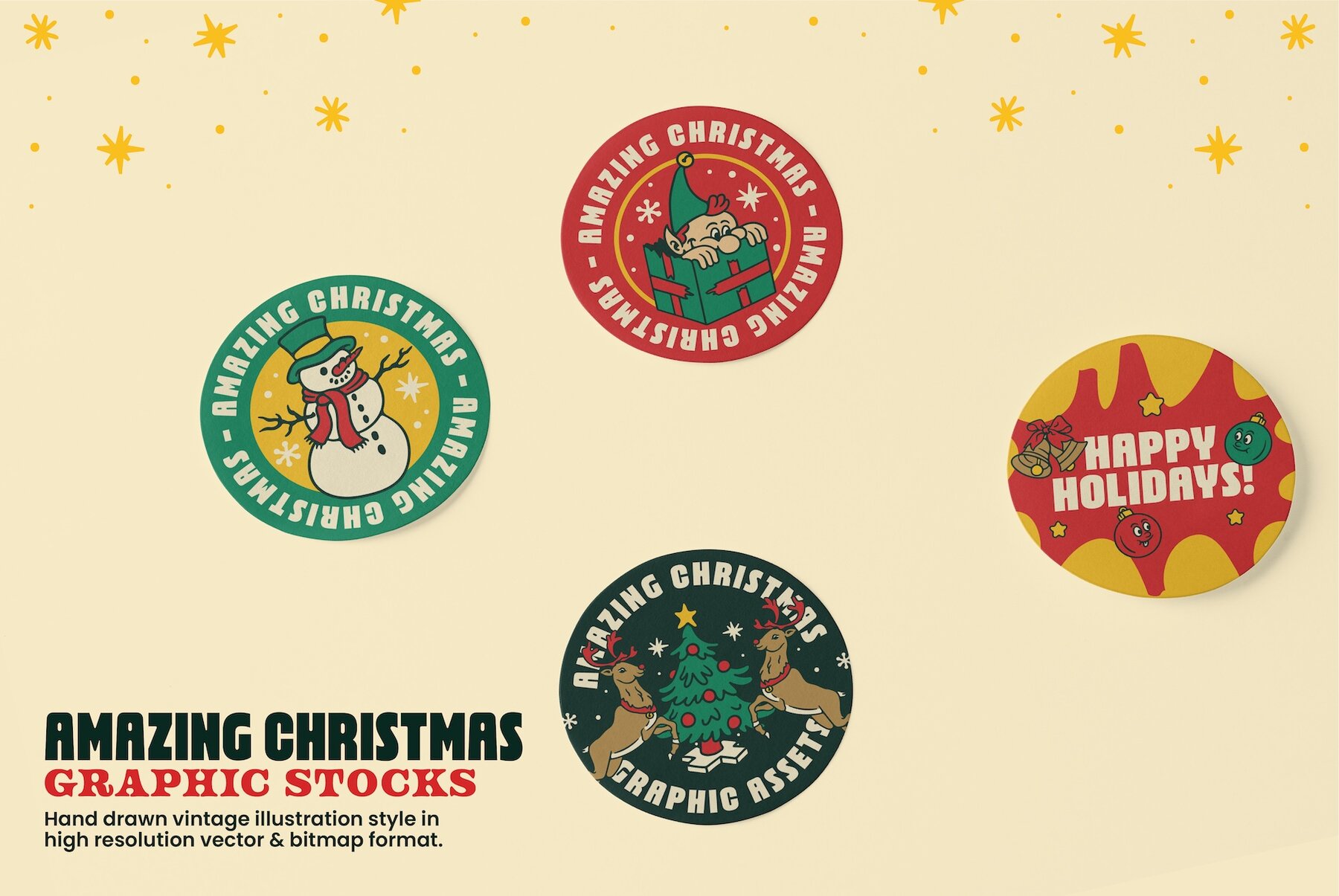 Amazing Christmas Graphic Stocks 7