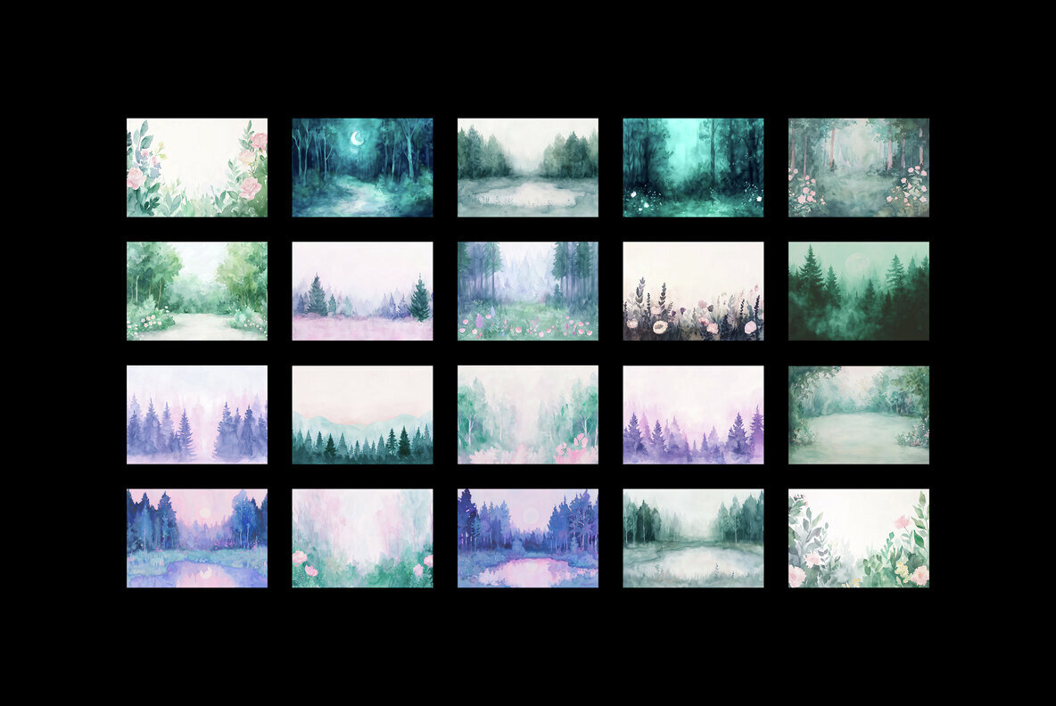 Witchcraft Watercolor Graphics Collection 13