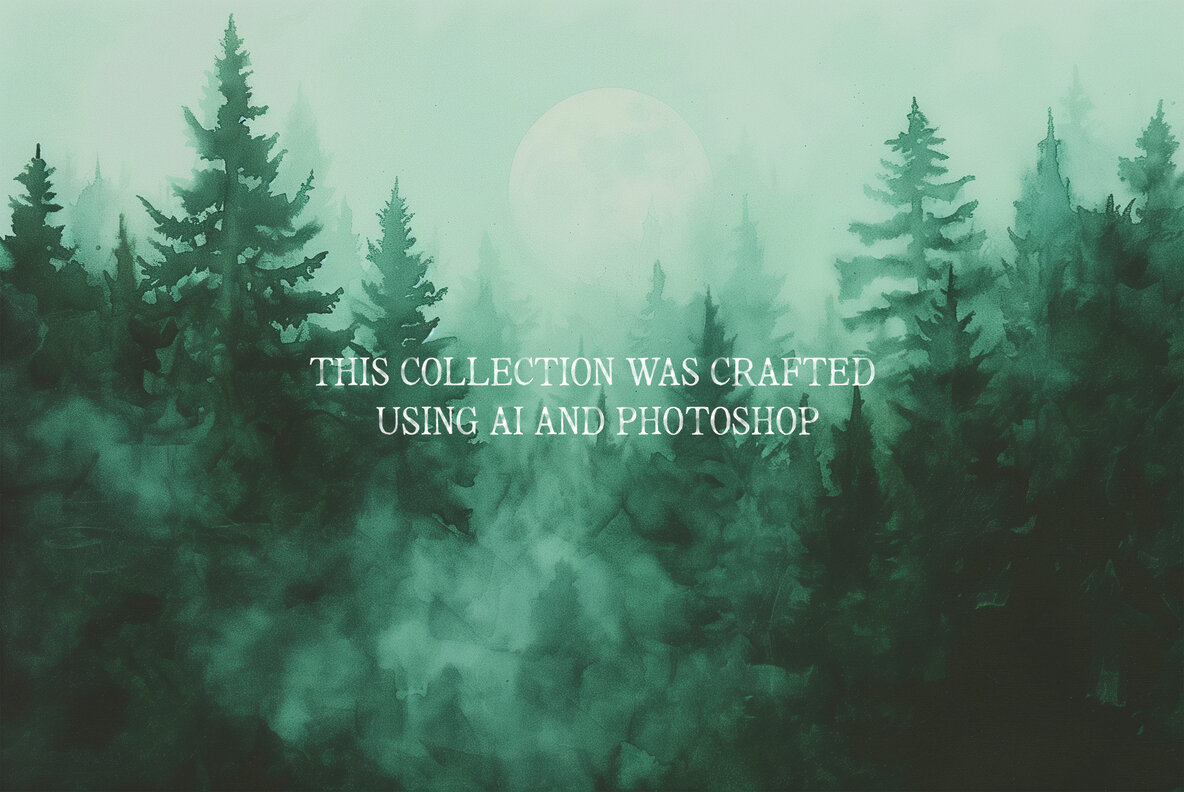 Witchcraft Watercolor Graphics Collection 14