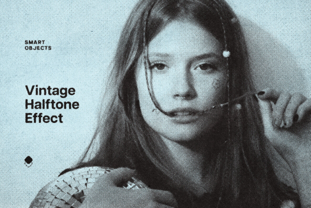 Vintage Halftone Print Effect 1