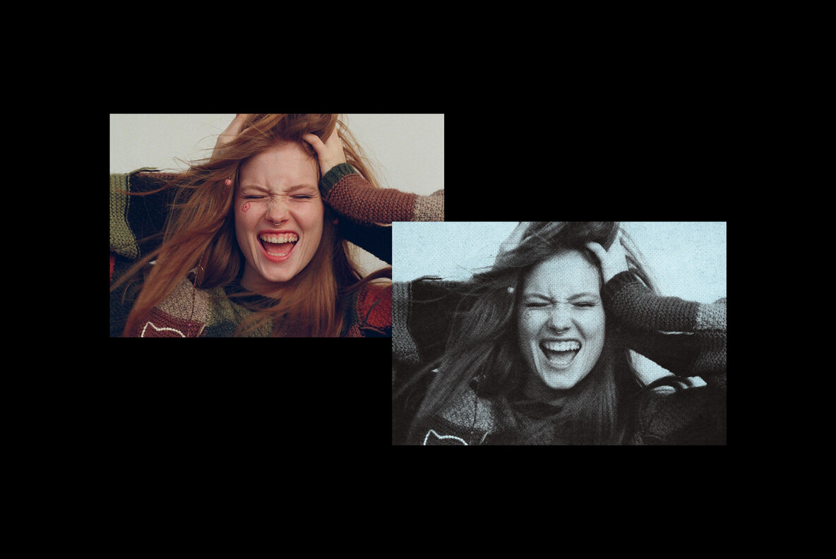 Vintage Halftone Print Effect 5