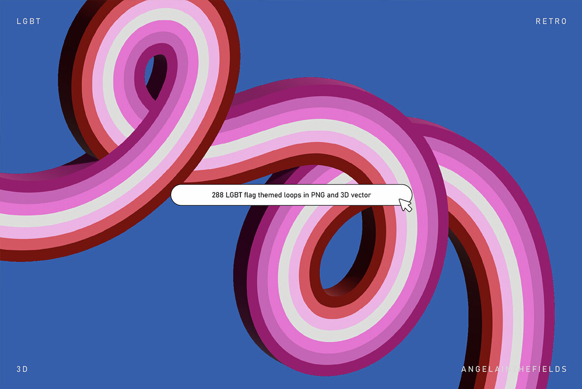 LGBT 3D Loops and Graphics 2