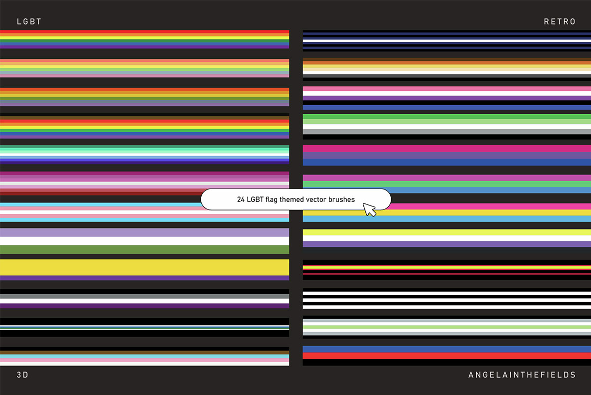 LGBT 3D Loops and Graphics 5