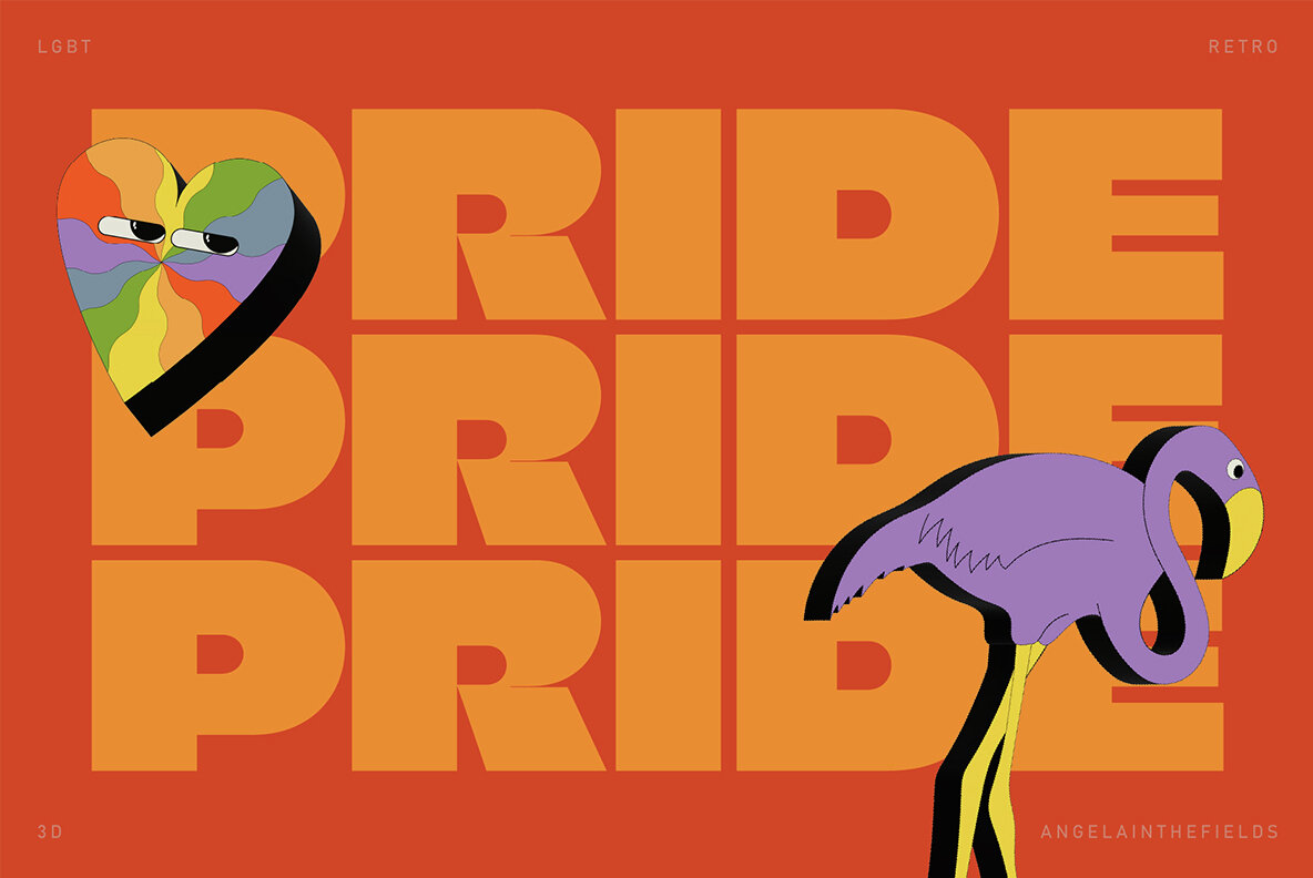 LGBT 3D Loops and Graphics 9