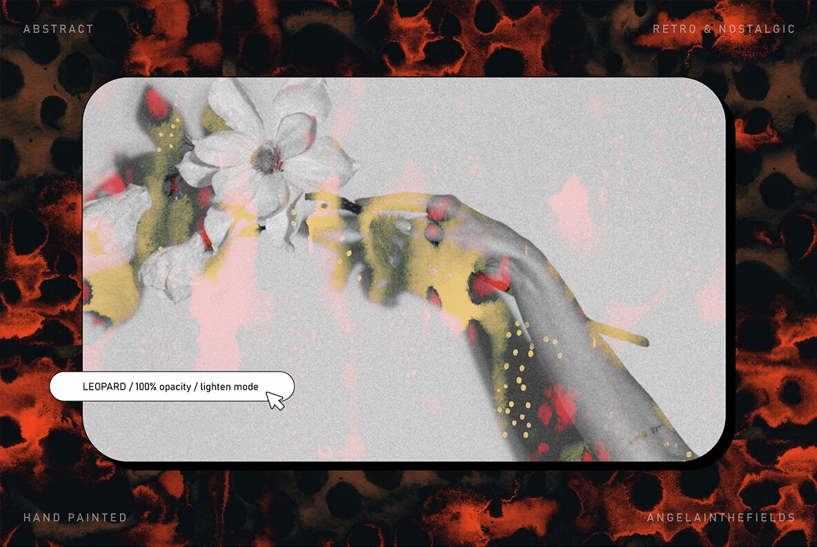 70s Ink Abstract Seamless Textures 2