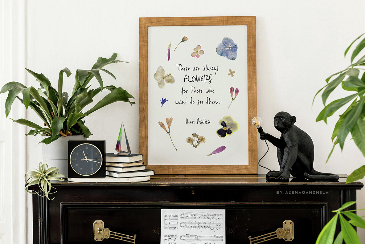 Summer Memories Dried Herbarium Flowers 4