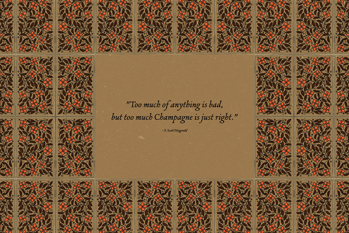 Art Deco Floral Patterns 2