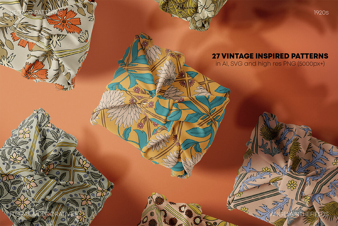 Art Deco Floral Patterns 7