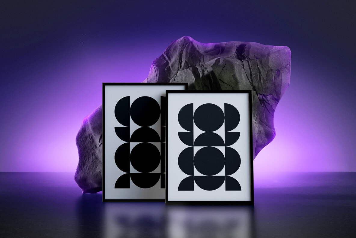 Framed Poster Mockups Collection 4