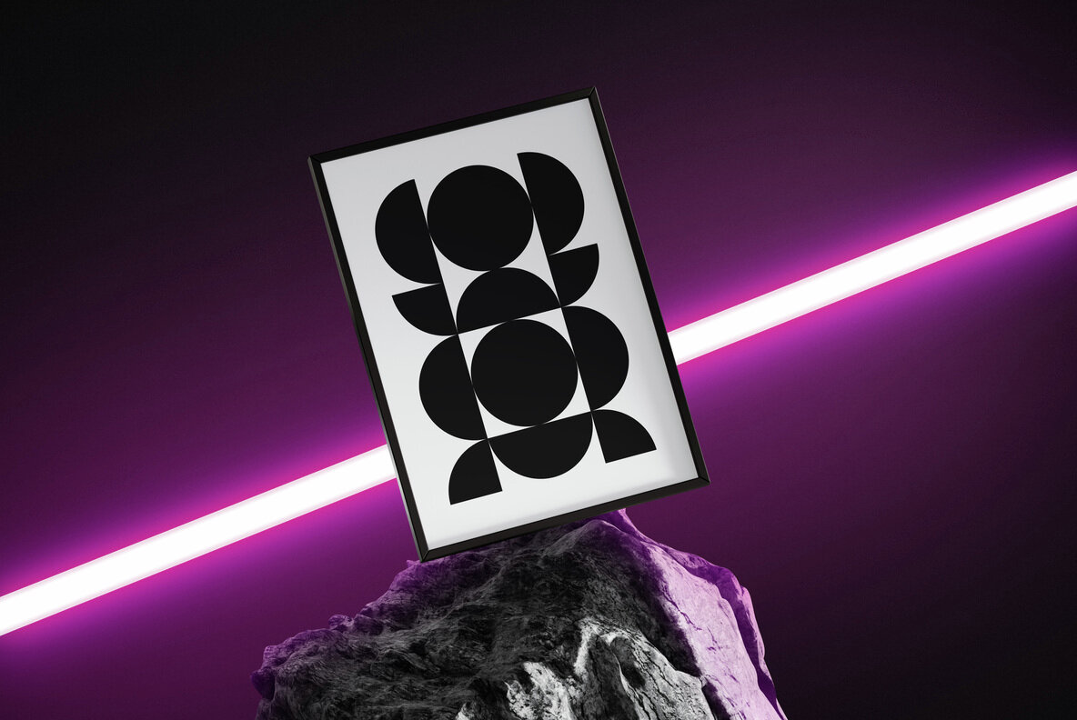 Framed Poster Mockups Collection 8