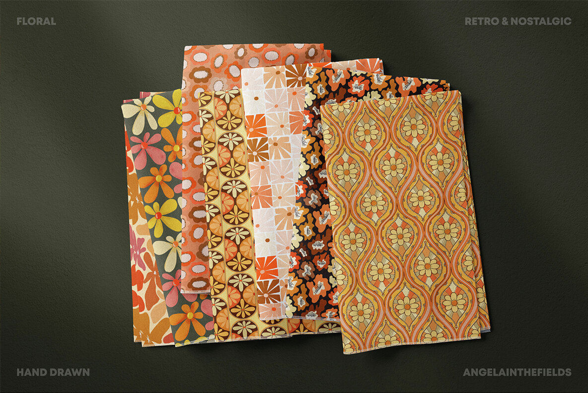 Retro Spring Patterns 5