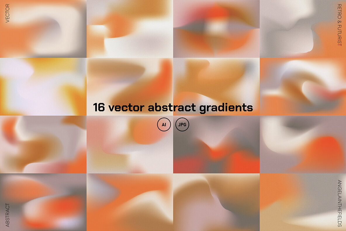 Earthy Retro Vector Texture Set 3