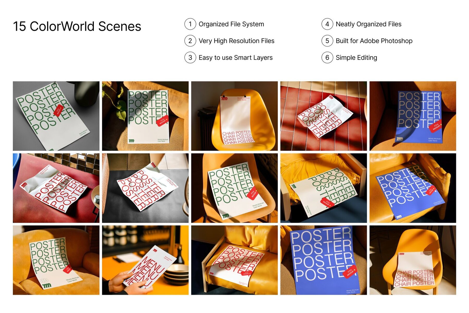 15 ColorWorld Mockups Bundle 2
