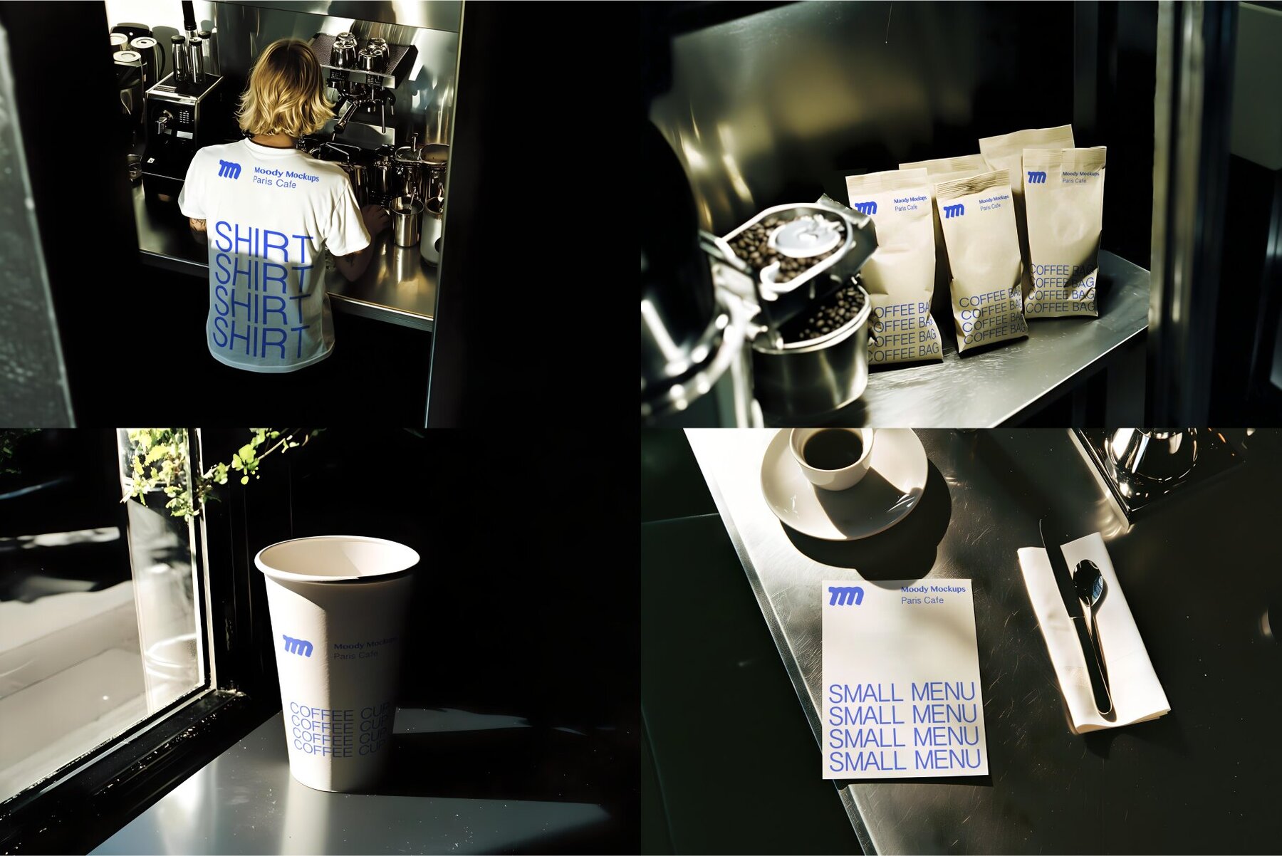 15 Parisian Cafe Mockups Bundle 5