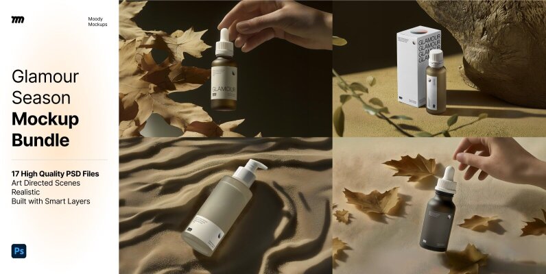 17 Glamour Season Mockups Bundle