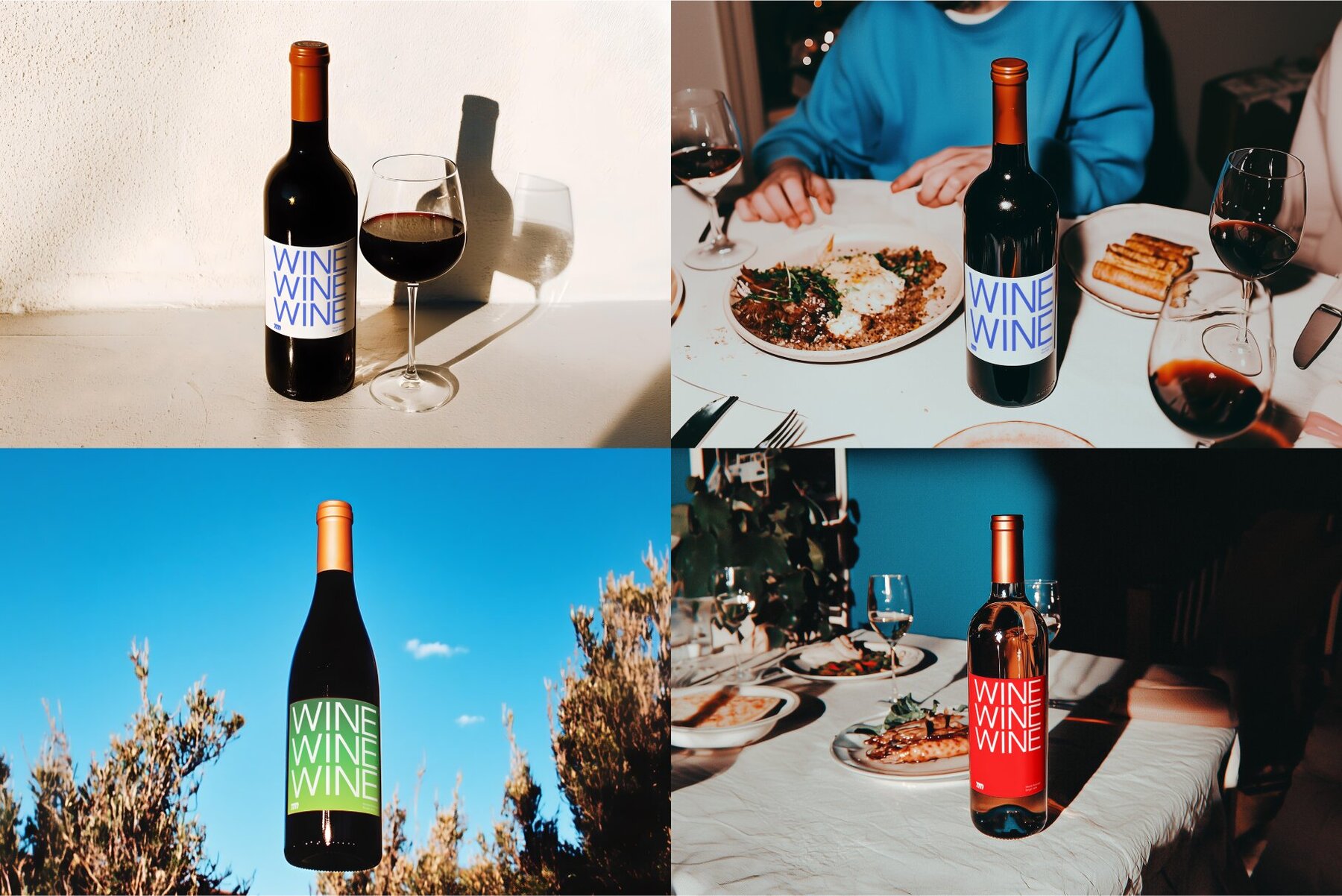10 Wine Night Mockups Bundle 5