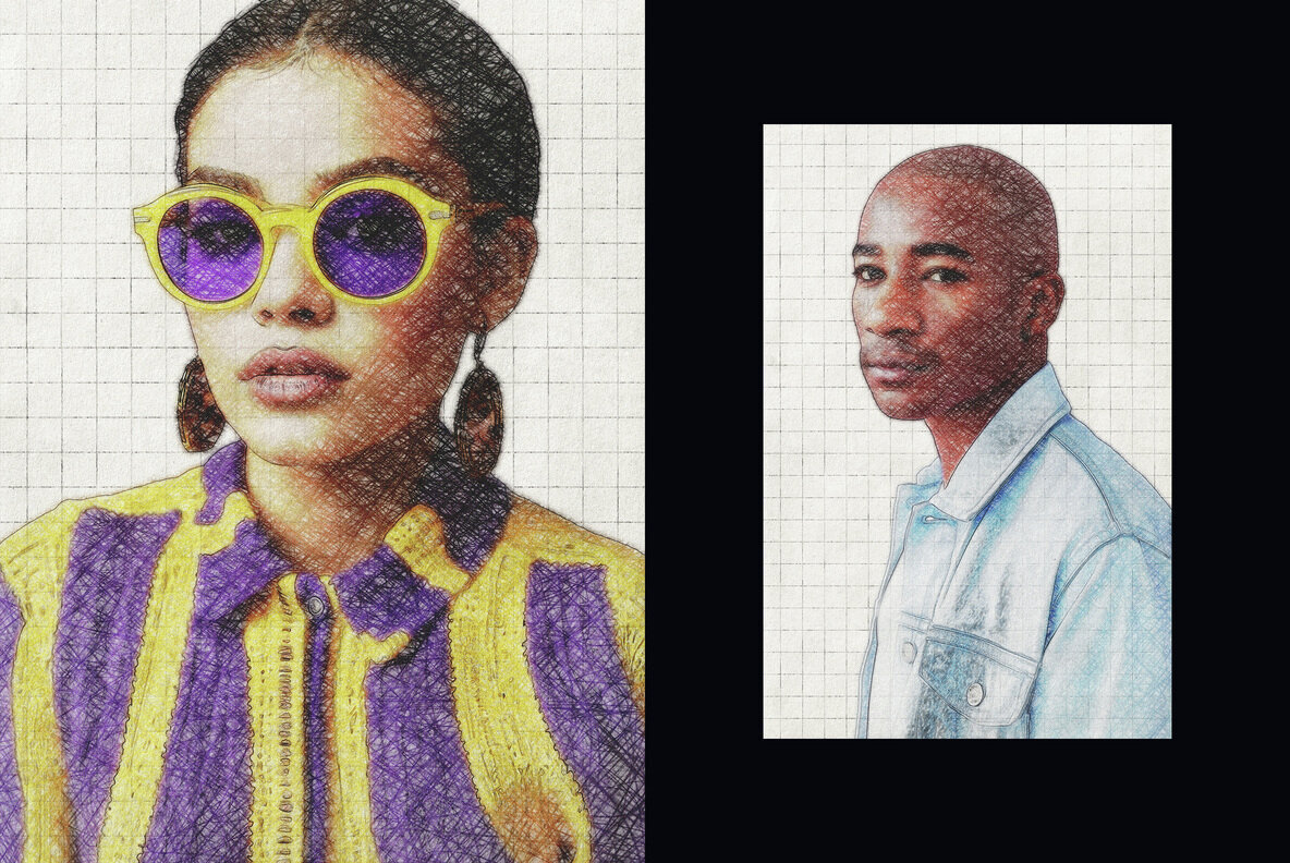 Pencil Drawing Photo Effect 2