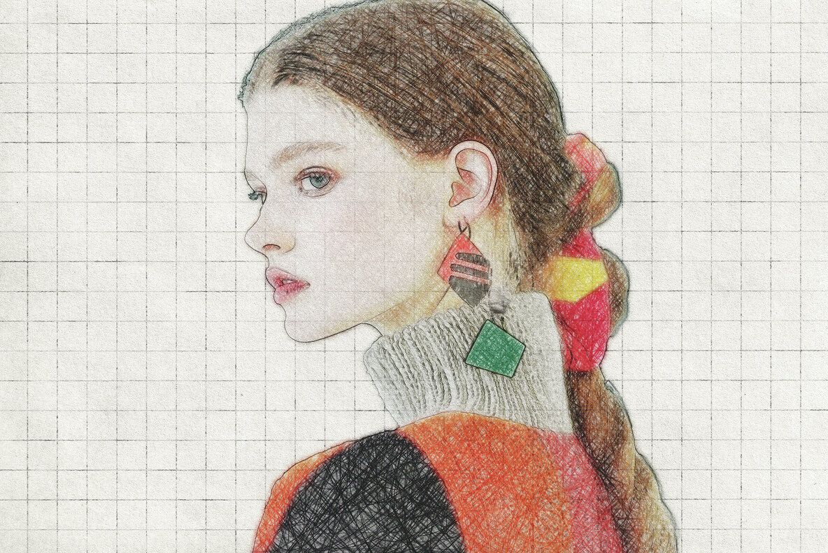 Pencil Drawing Photo Effect 3