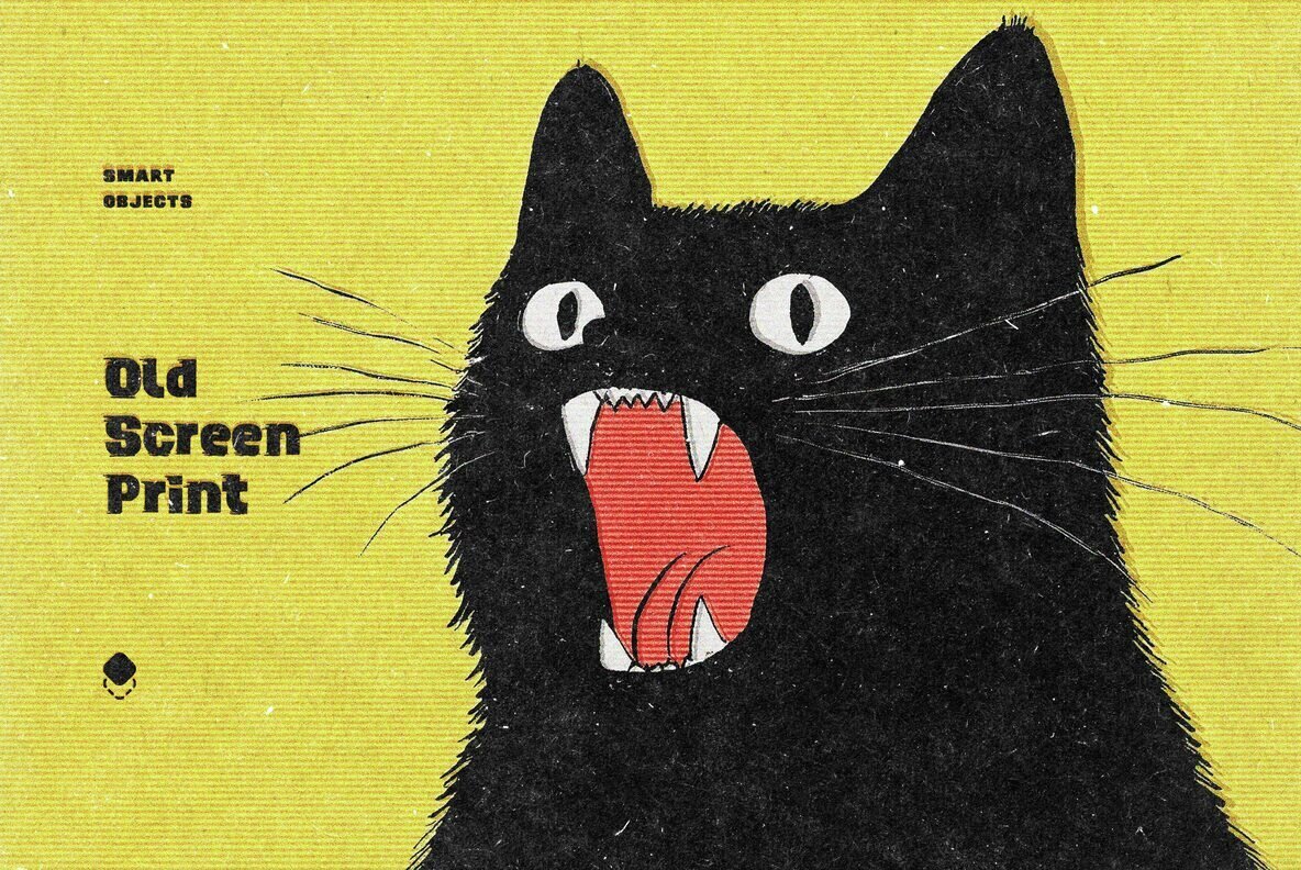 Old Screen Print Effect 1