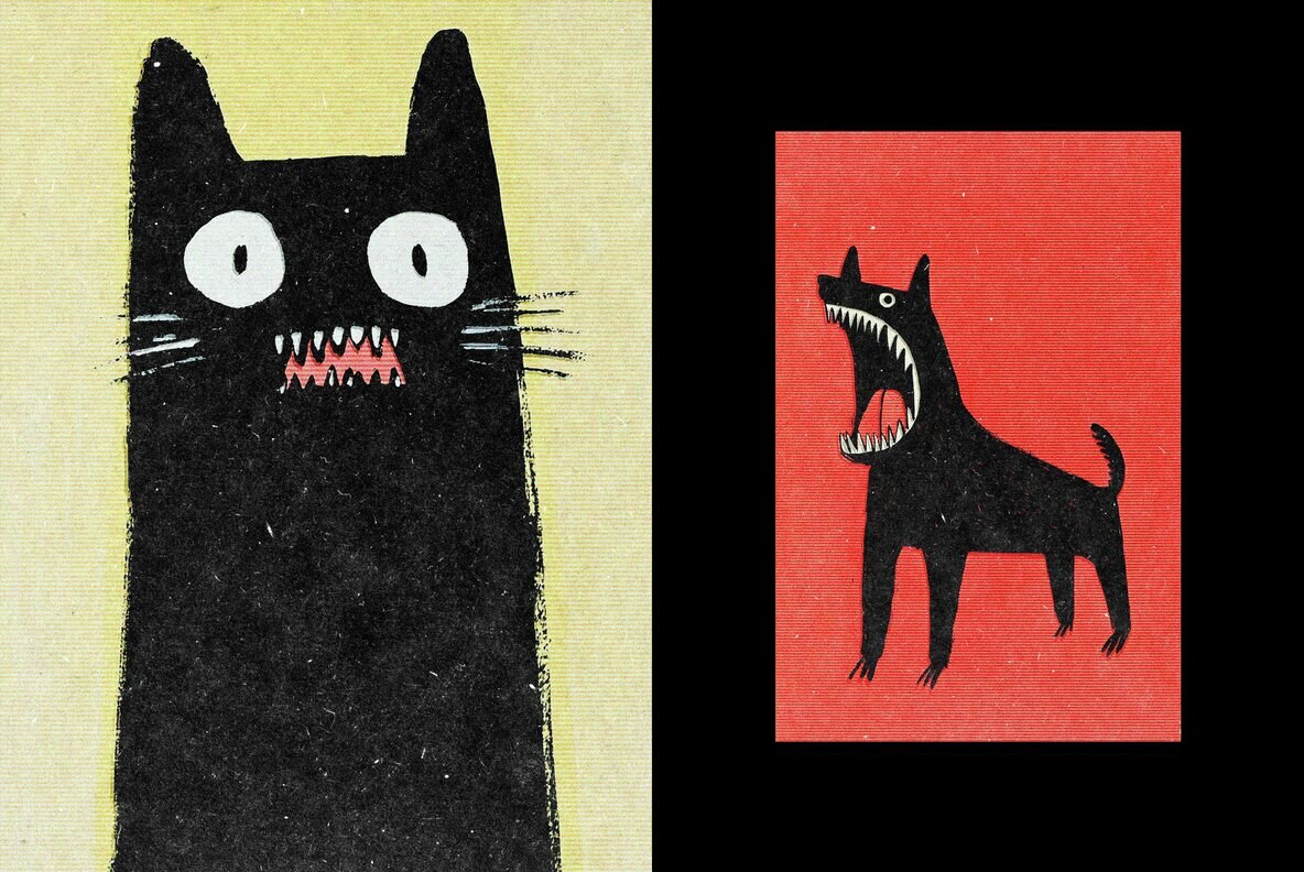 Old Screen Print Effect 5