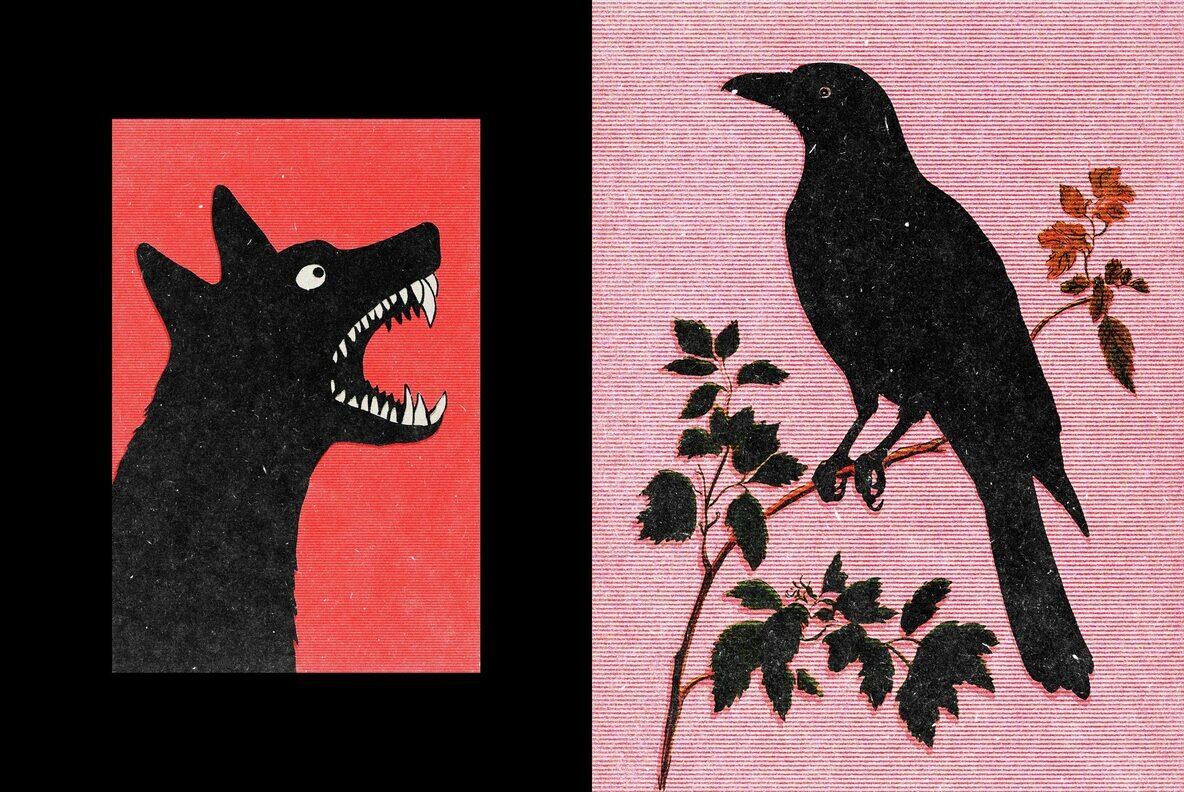 Old Screen Print Effect 7