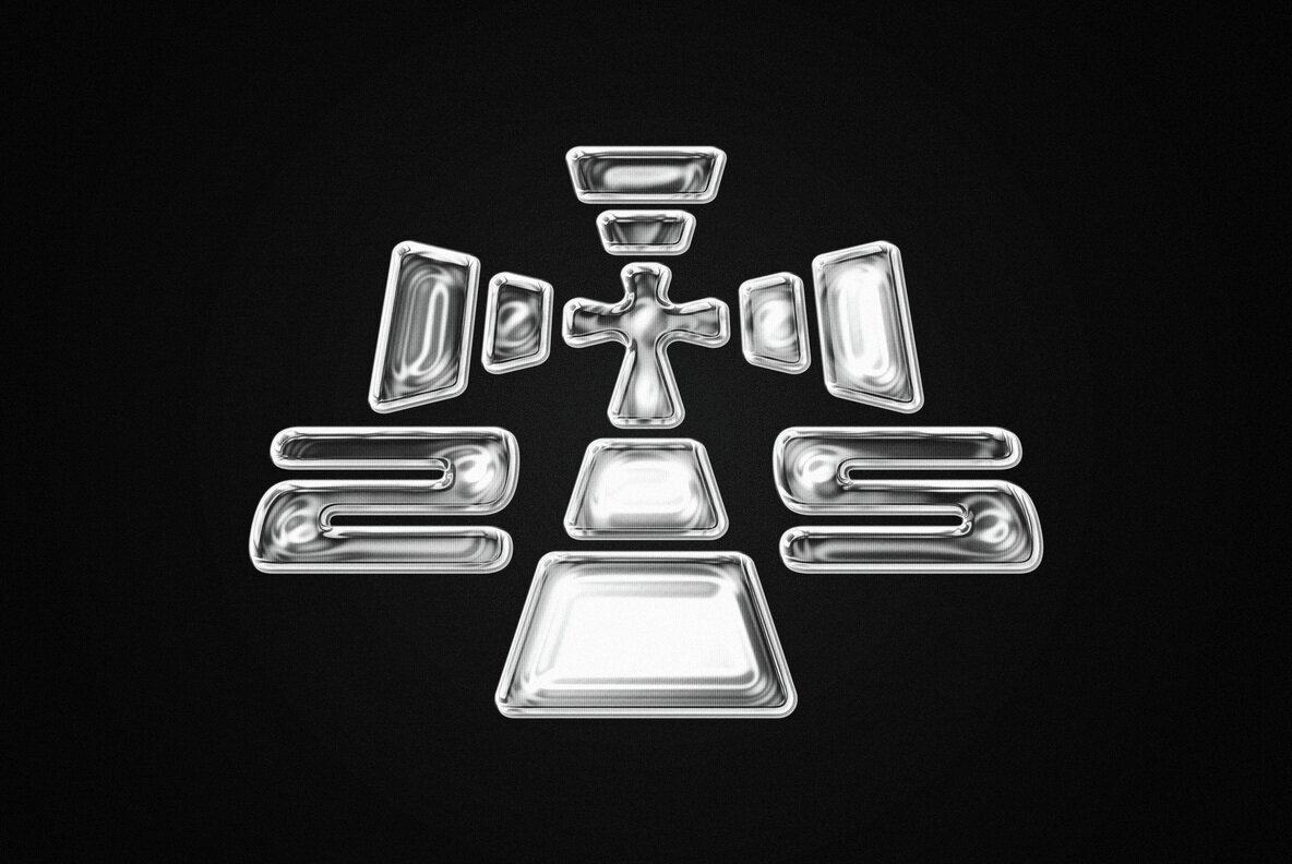 Molten Text and Logo Metal Effect 2