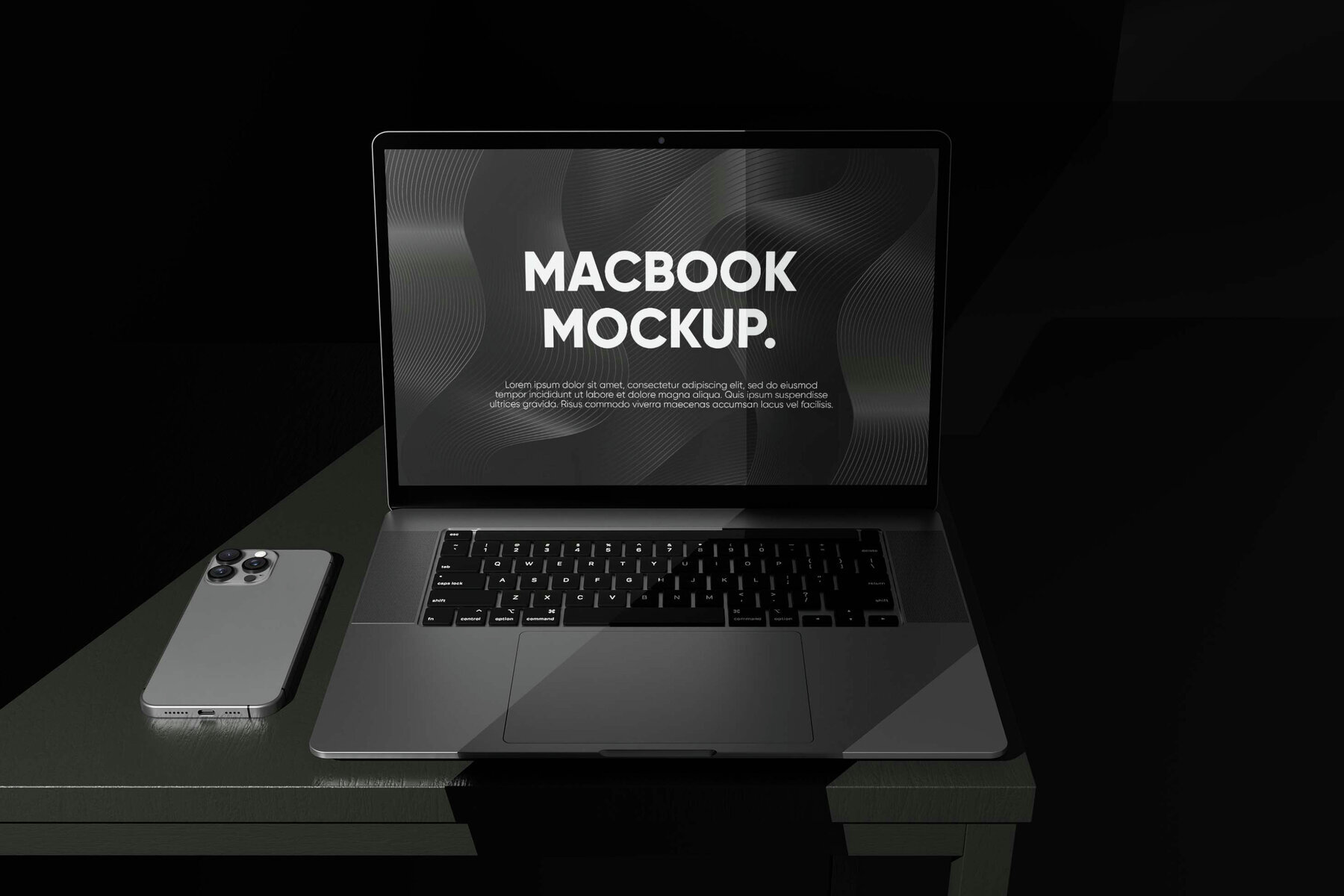 Stunning MacBook Mockup 1