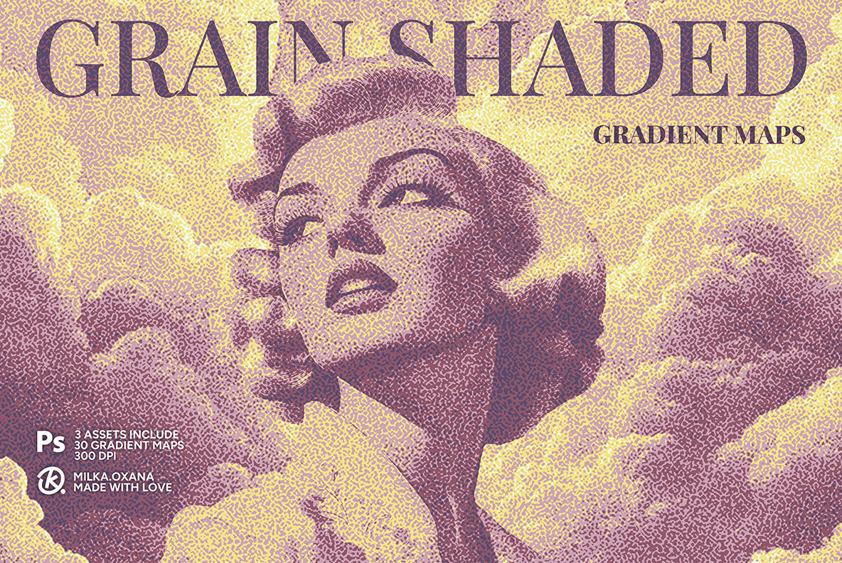 Grain Shaded Gradient Maps Effect 1