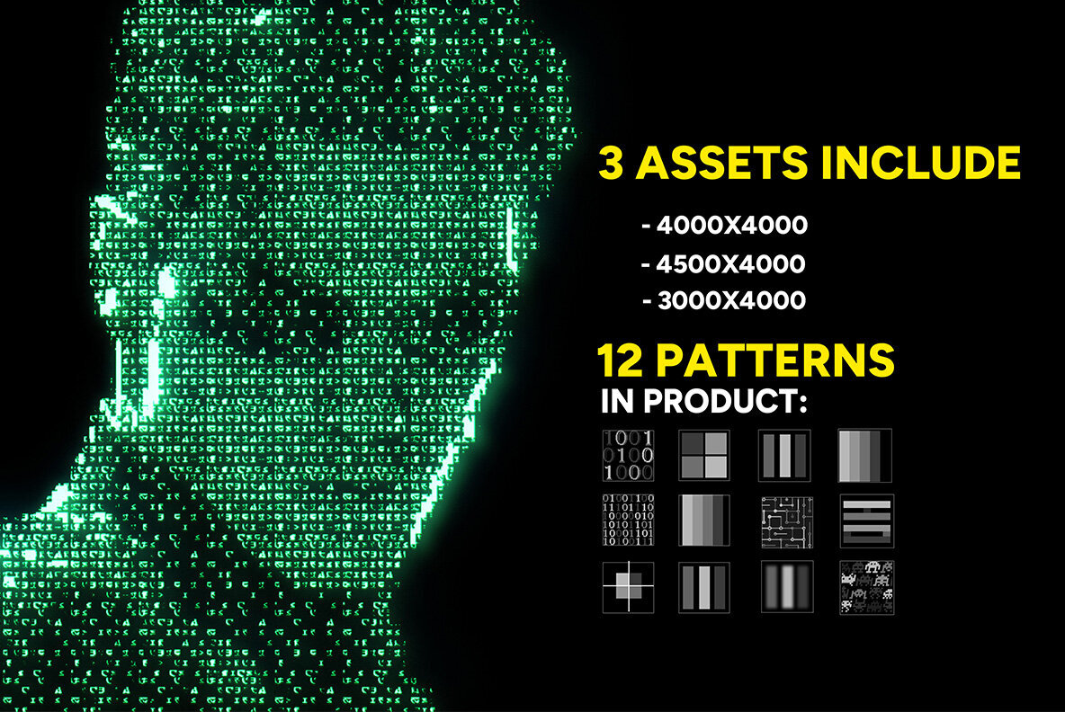 Retro Sci Fi Matrix Monitor Effect 3