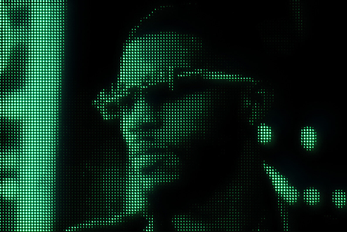 Retro Sci Fi Matrix Monitor Effect 6