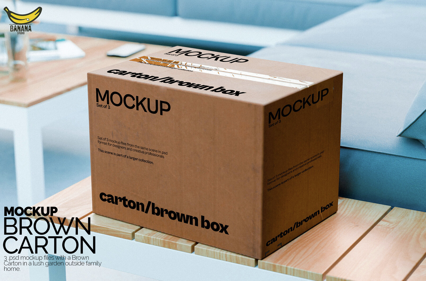 Brown Delivery Box Carton 1