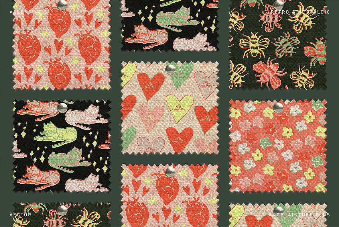 Valentines Vector Pack Birds and Bees 6