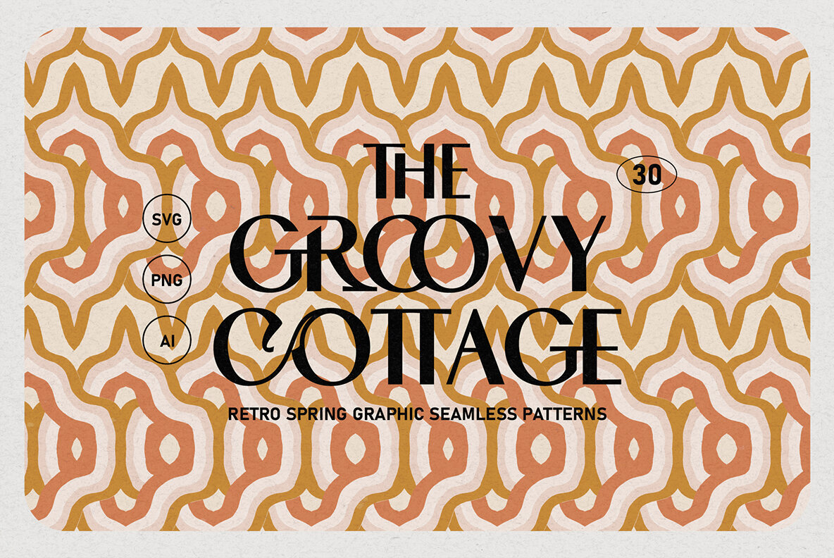 30 Cottagecore Vector Patterns 1