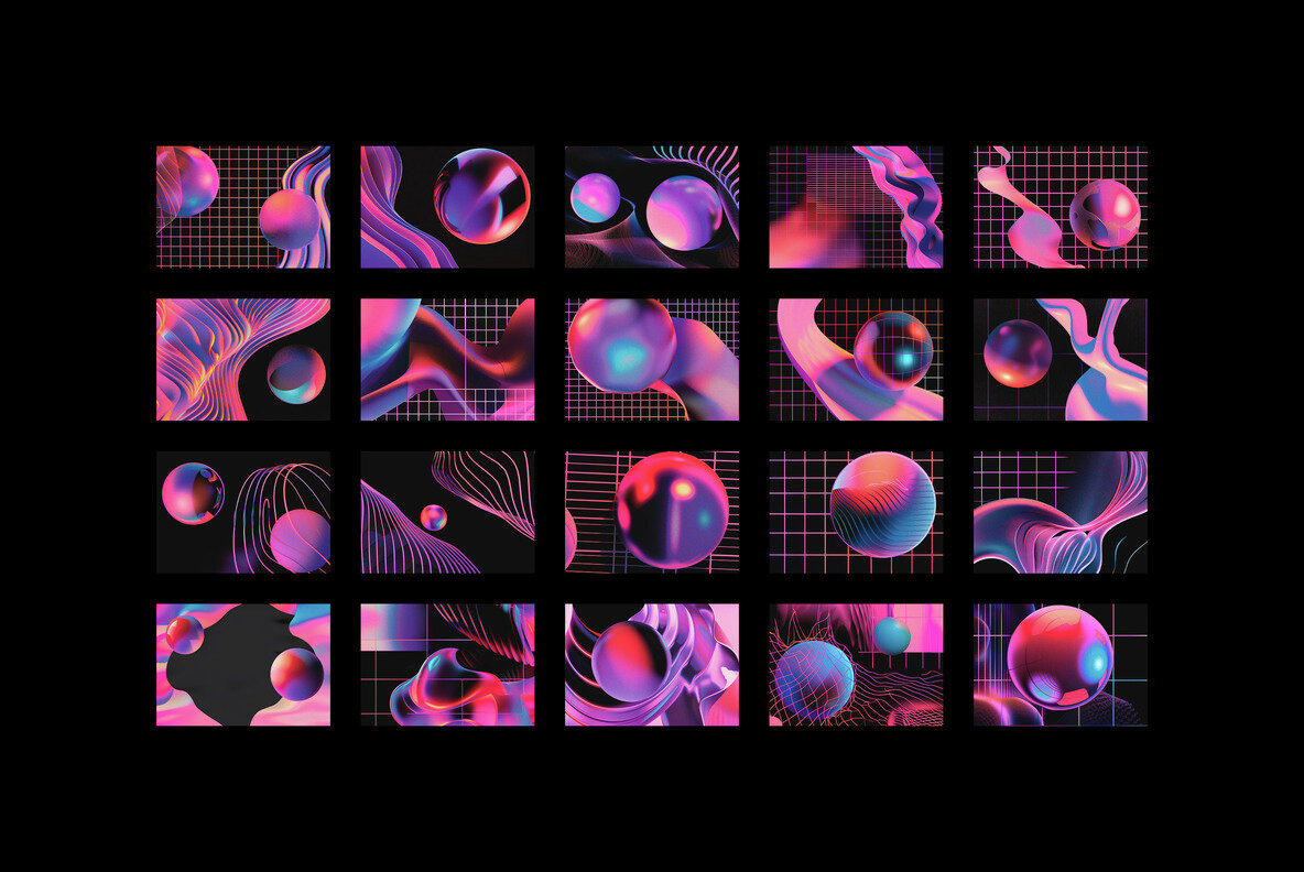 Vaporwave Collage Kit 12