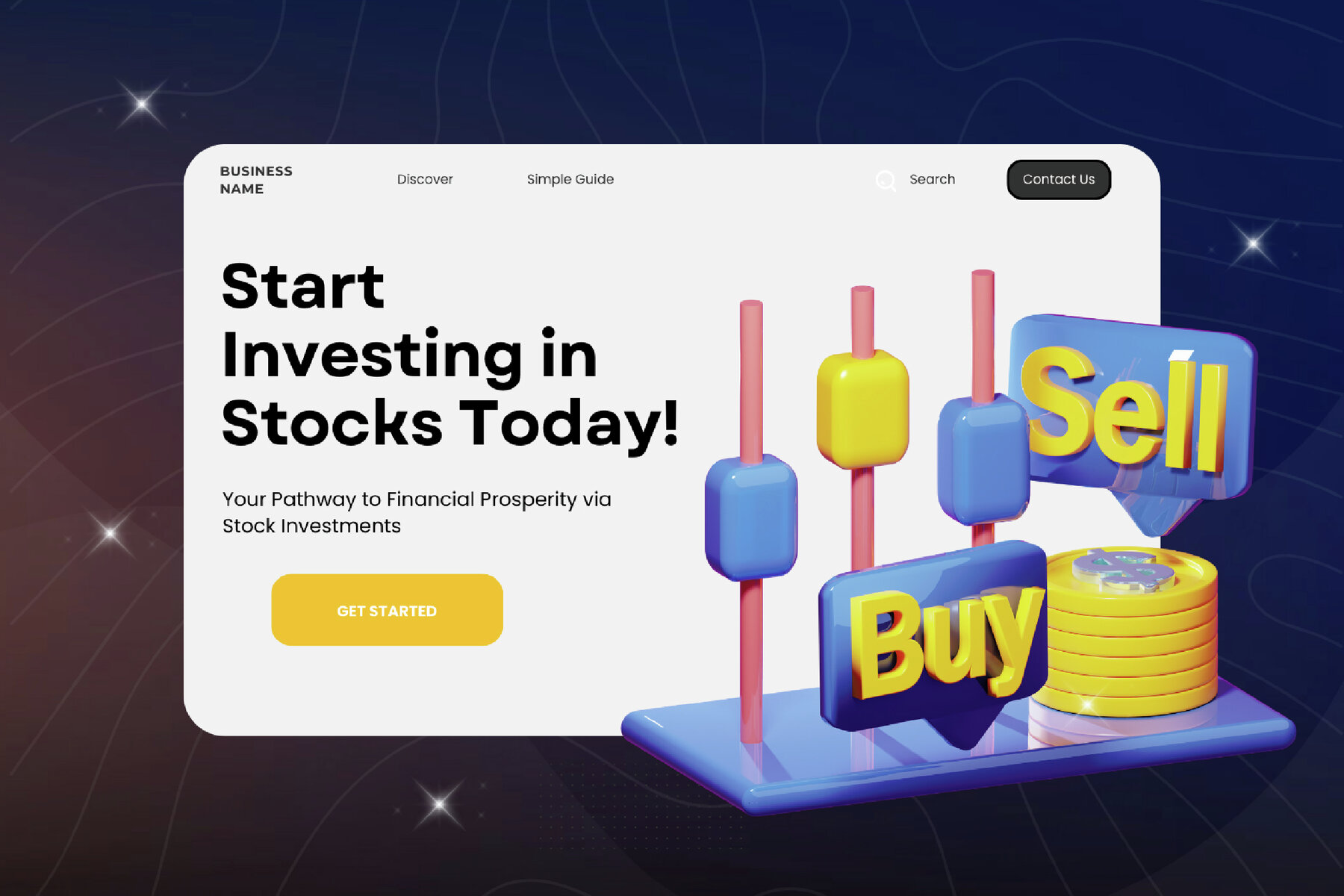 Stock Investment 3D Icon 4